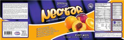 Nectar Fuzzy Navel label