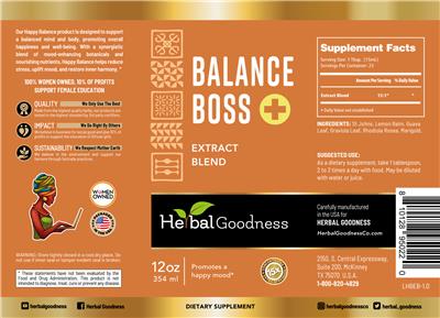 Balance Boss + label