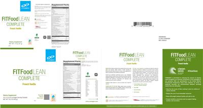 FITFood Lean Complete French Vanilla label