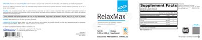 RelaxMax label