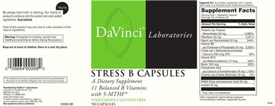 Stress B Capsules label