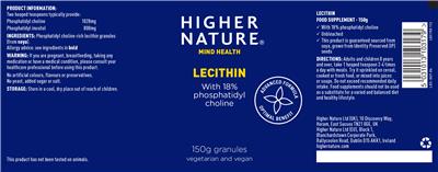 Lecithin label