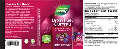 Brain Fuel Grape Flavored label
