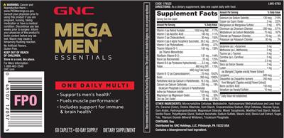 One Daily Multi label