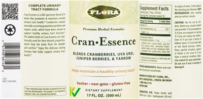 Cran-Essence label