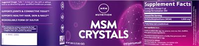 MSM Crystals label