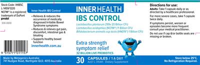 IBS Control label