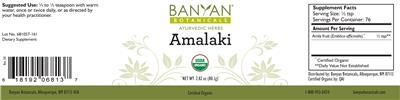 Amalaki label