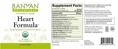 Heart Formula label