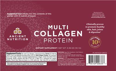 Multi Collagen Protein label