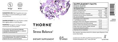 Stress Balance label
