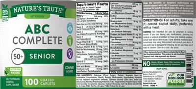 ABC Complete 50+ Senior label