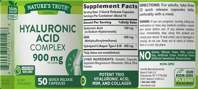Hyaluronic Acid Complex label