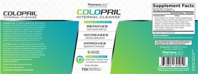 ColoPril Internal Cleanse label