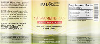 Ashwamend Plus label