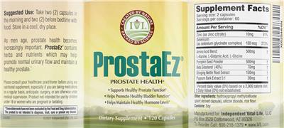 ProstaEZ label