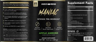 Maniac Apple Ambush label