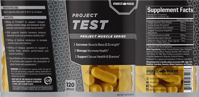 Project Test label
