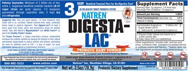 Digesta-Lac label