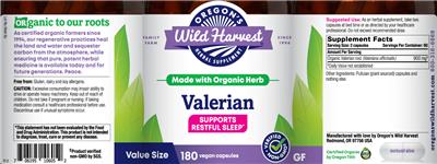Valerian label