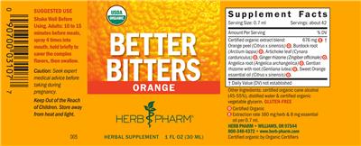 Better Bitters Orange label