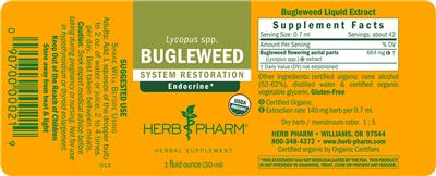 Bugleweed label