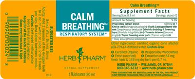 Calm Breathing label
