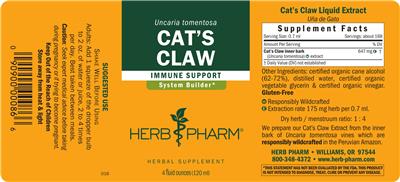 Cat's Claw label
