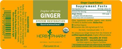 Ginger label