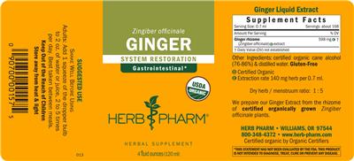Ginger label