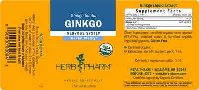 Ginkgo label
