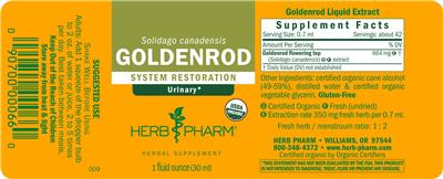 Goldenrod label