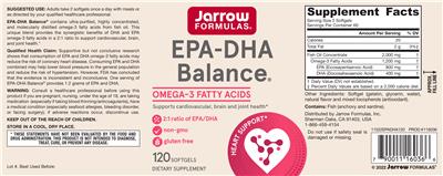 EPA-DHA Balance label