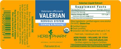 Valerian label