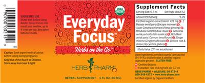 Everyday Focus label