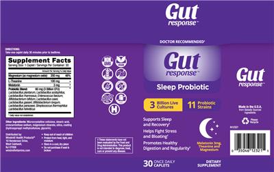 Sleep Probiotic label