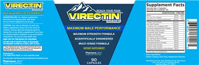 Virectin Loaded label