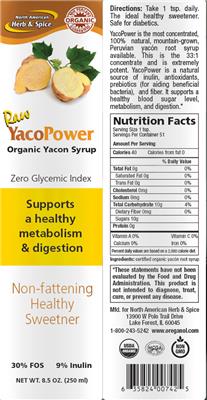 Raw YacoPower label