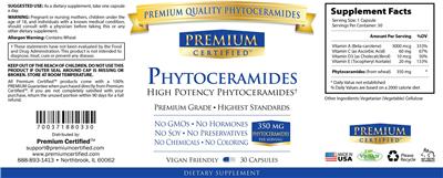 Phytoceramides label