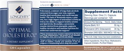 Optimal Cholesterol label