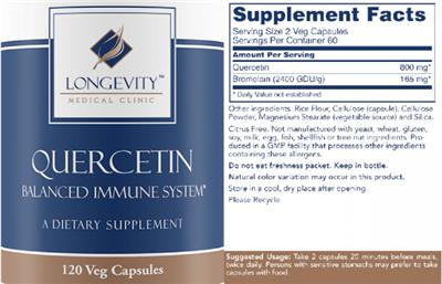 Quercetin label