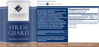 Stress Guard label