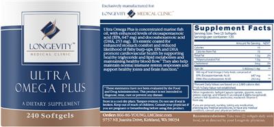 Ultra Omega Plus label