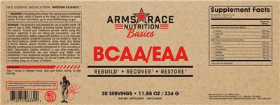 BCAA/EAA Unflavored label