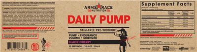 Daily Pump Black Cherry label
