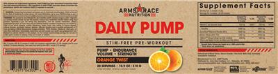 Daily Pump Orange Twist label