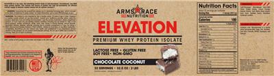 Elevation Chocolate Coconut label
