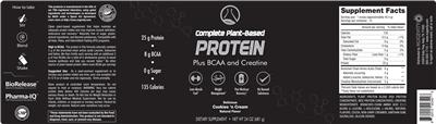 Complete Plant-Based Protein Cookies 'n Cream label