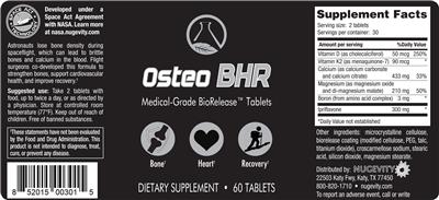 Osteo BHR label