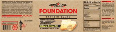Foundation Banana Cream Pie label